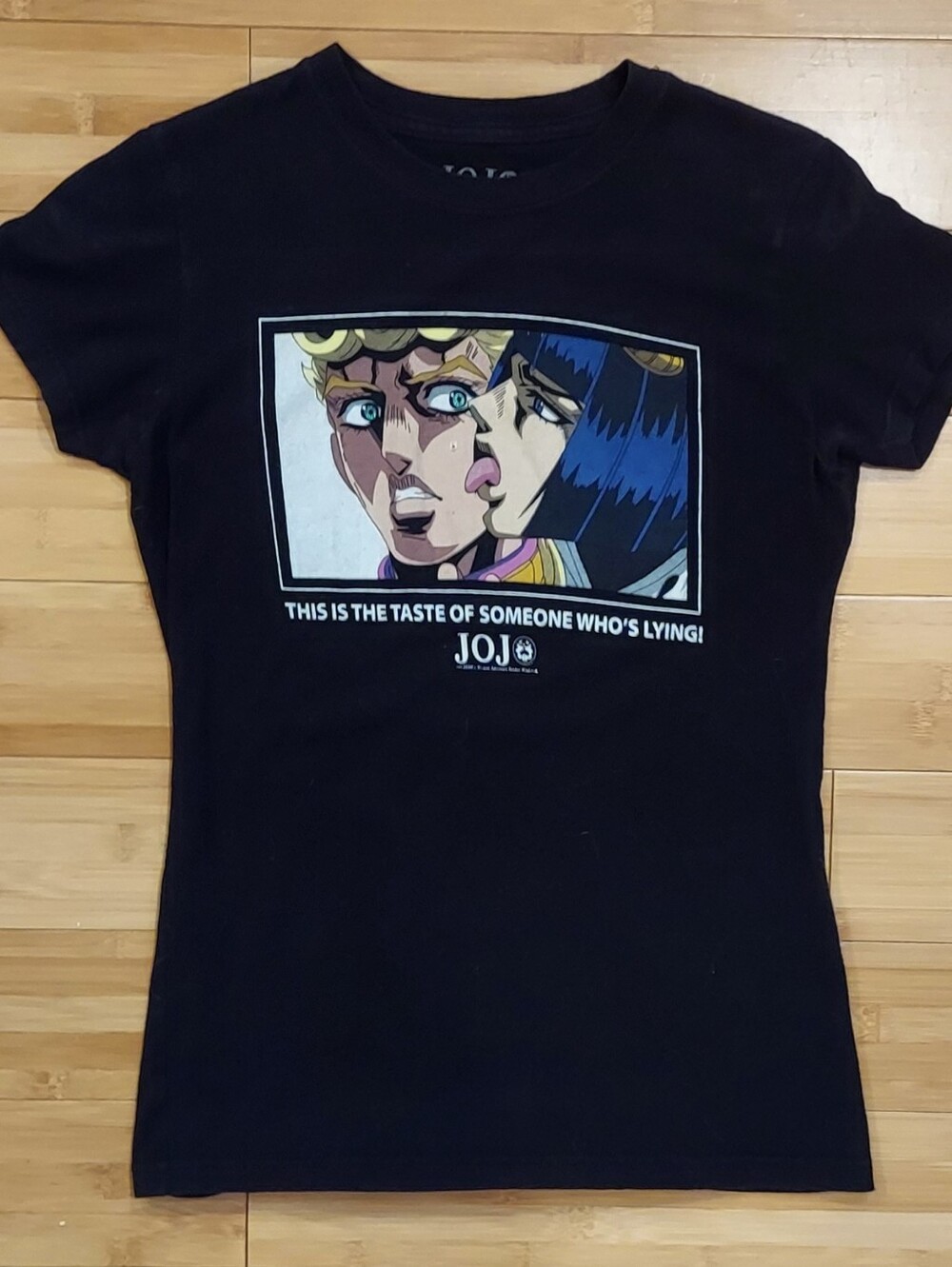 Jojo's Bizarre Adventure Short Sleeve Graphic Tee Giorno & Bucciarati Size Small